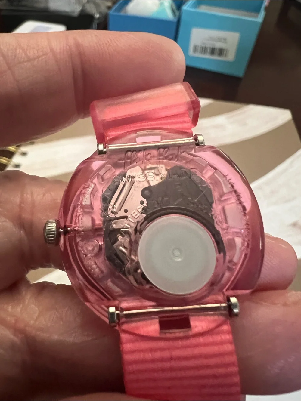 Flik Flak Rainbow Pink Kids Learning Watch with Colorful Strap